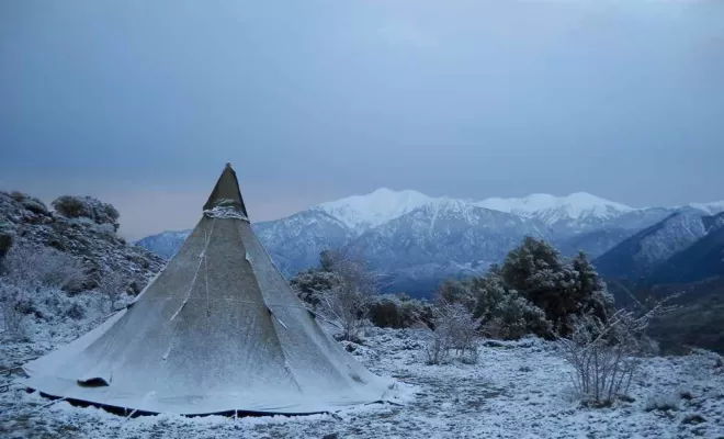 Randonnée en bivouac, La Llagonne, Les Chevaux de la Tramontane