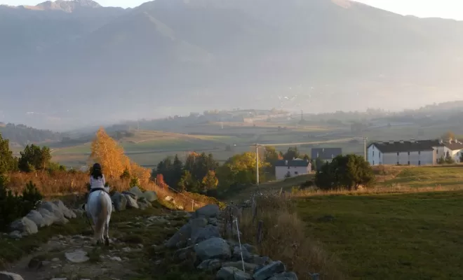 Randonnées, La Llagonne, Les Chevaux de la Tramontane