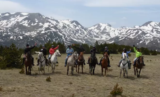 Randonnées, La Llagonne, Les Chevaux de la Tramontane