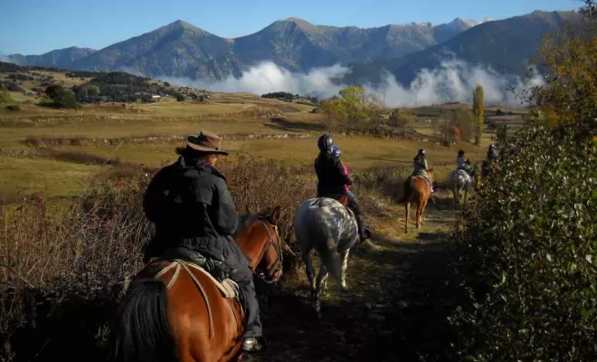 Randonnées, La Llagonne, Les Chevaux de la Tramontane