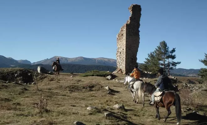 Randonnées, La Llagonne, Les Chevaux de la Tramontane